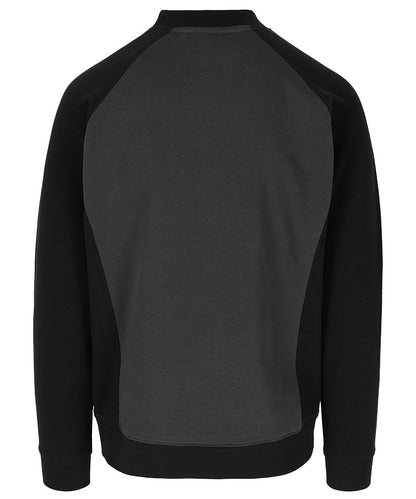 Herock Sweater Boris grijs zwart achterkant