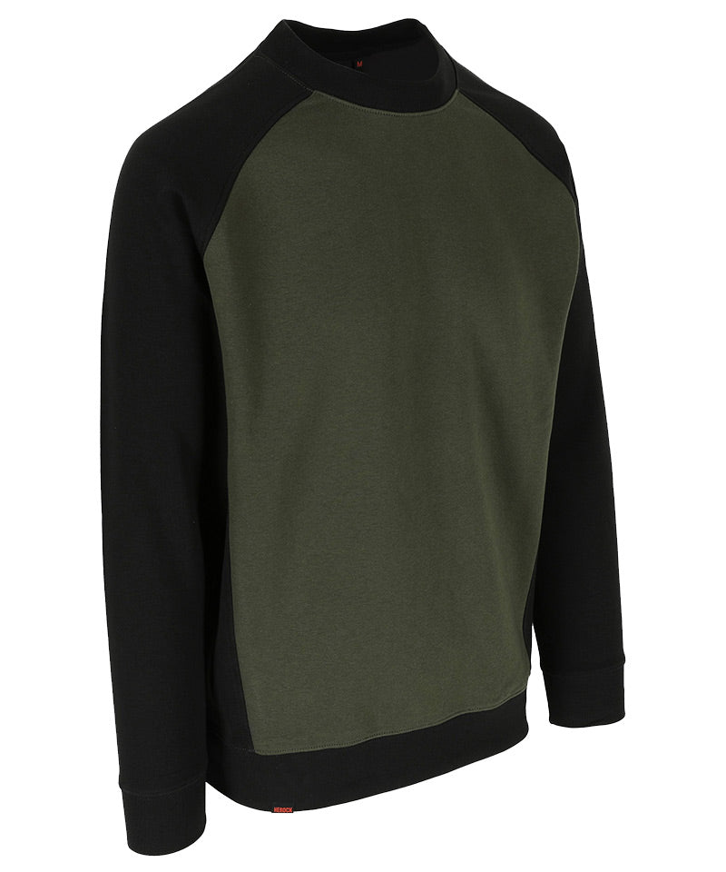 Herock Sweater Boris groen zwart zijkant