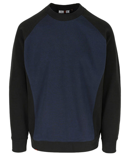 Herock Sweater Boris navy zwart voorkant