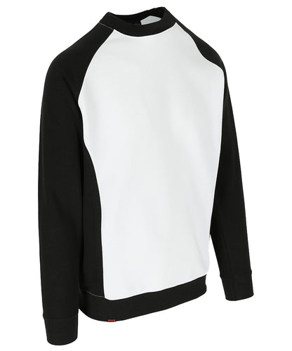 Herock Sweater Boris wit zwart zijkant