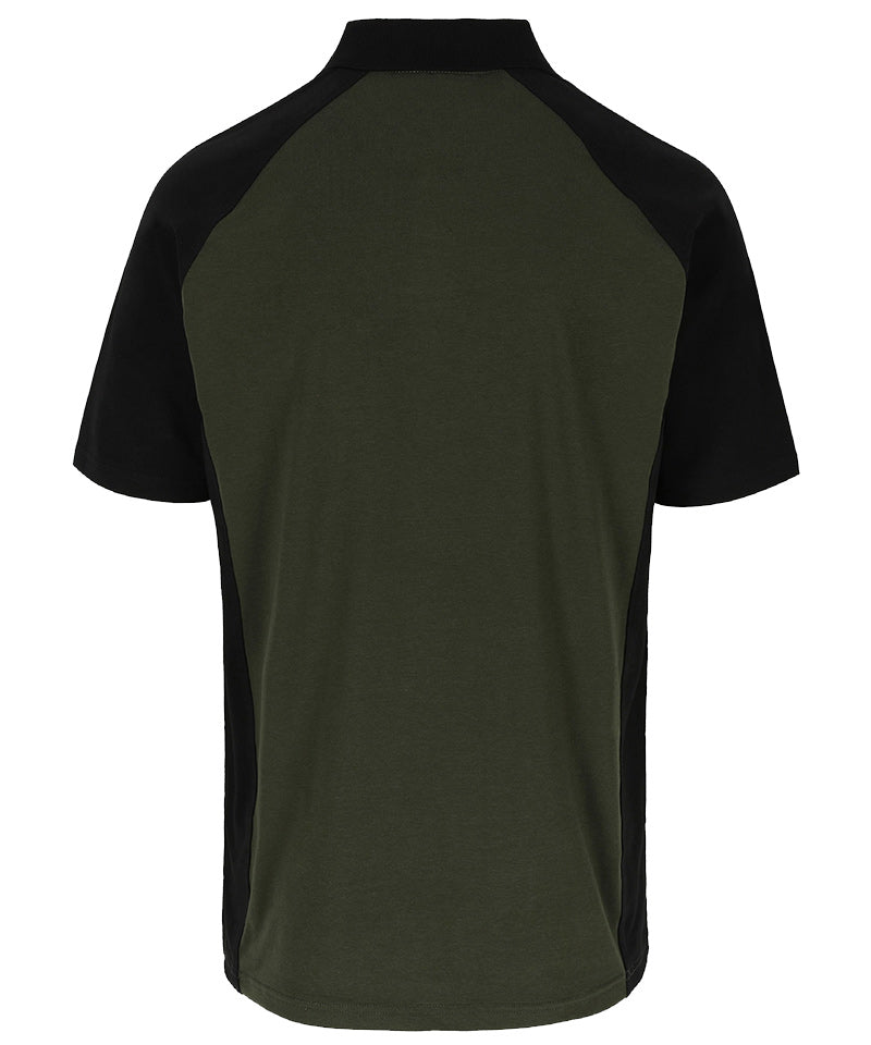 Herock Poloshirt Brabo groen zwart achterkant