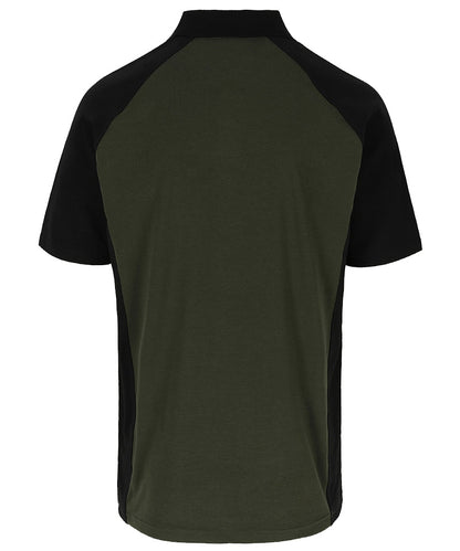 Herock Poloshirt Brabo groen zwart achterkant