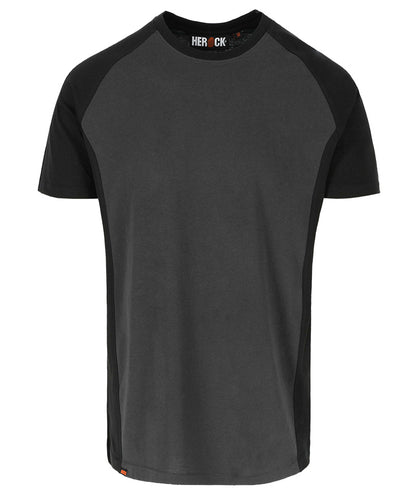 Herock T-shirt Tori grijs zwart voorkant