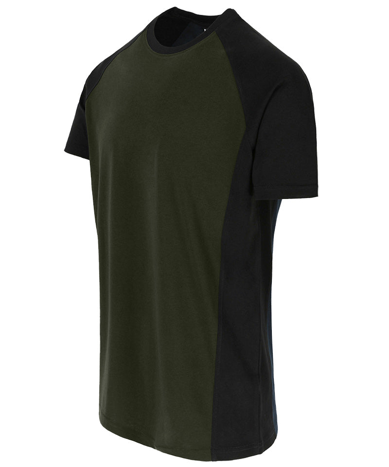 Herock T-shirt Tori groen zwart zijkant