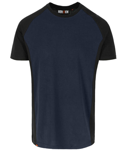 Herock T-shirt Tori navy zwart voorkant