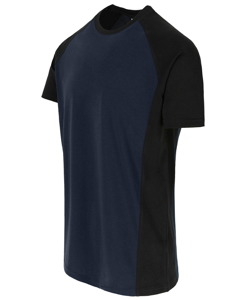 Herock T-shirt Tori navy zwart zijkant