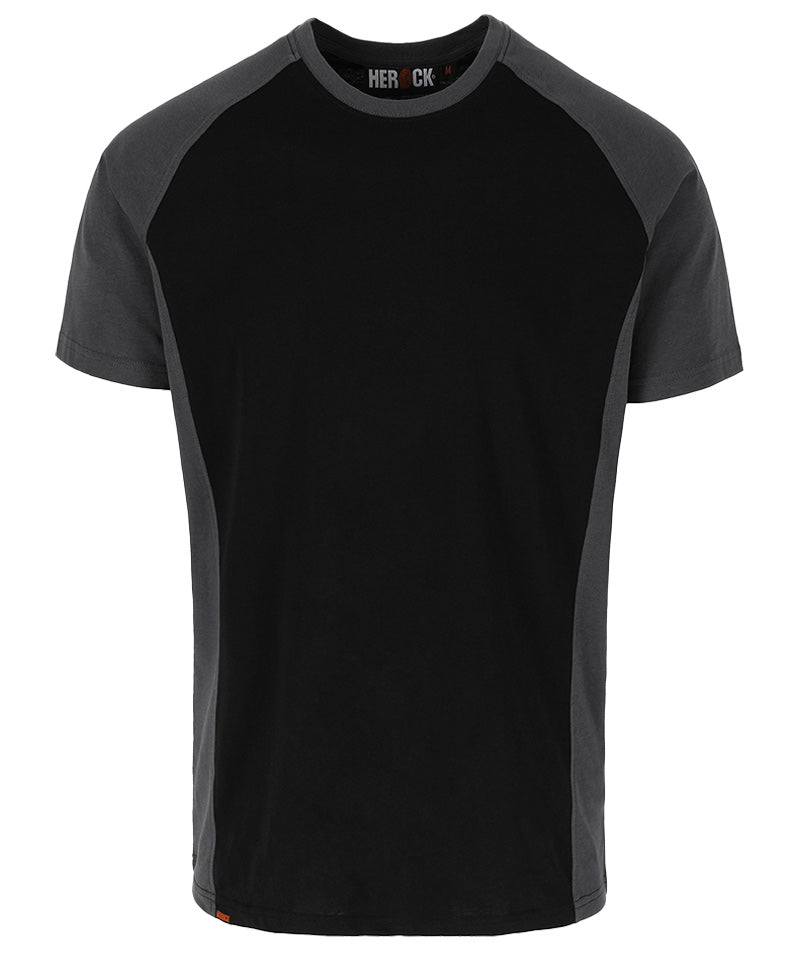 Herock T-shirt Tori zwart grijs voorkant
