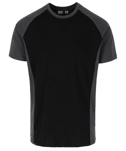 Herock T-shirt Tori zwart grijs voorkant