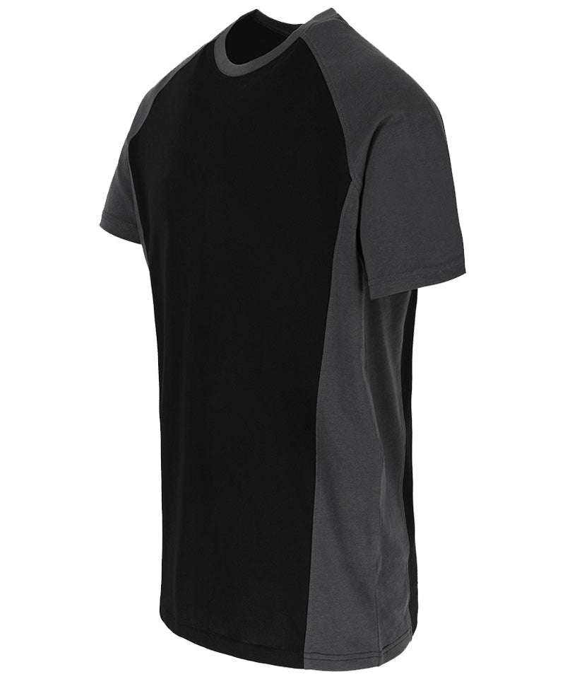 Herock T-shirt Tori zwart grijs zijkant