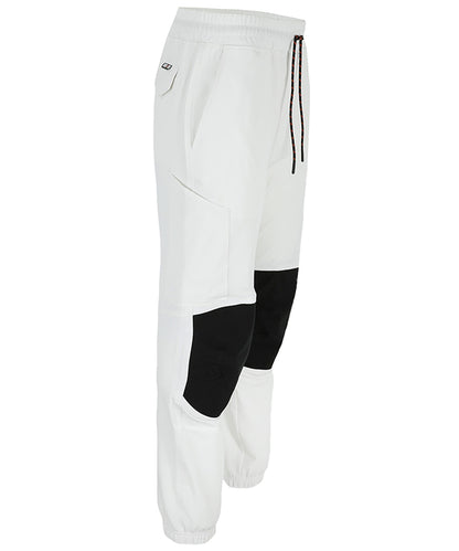 Herock Joggingwerkbroek Alon Zijkant rechts Wit