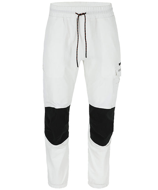 Herock Joggingwerkbroek Alon Voorkant Wit
