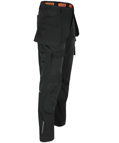 Herock werkbroek Sparo Zwart Zijkant rechts 