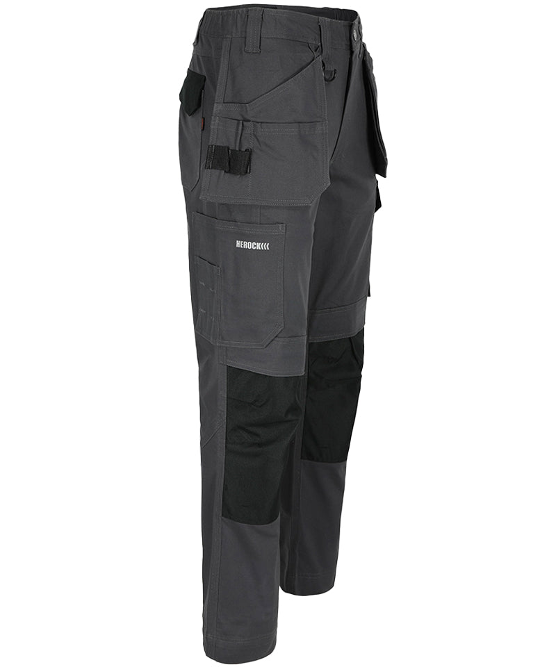 Herock werkbroek Spero Antraciet Zijkant rechts