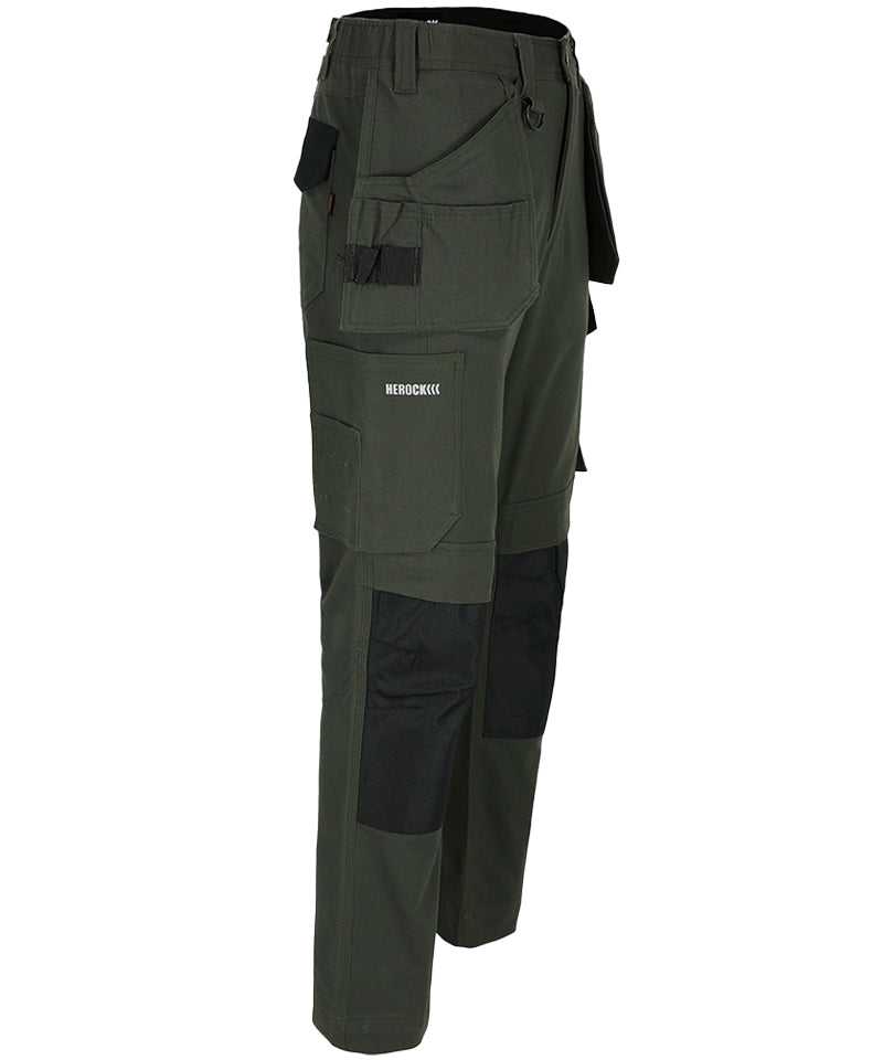 Herock werkbroek Spero Groen Zijkant Rechts