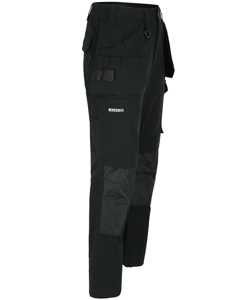 Herock werkbroek Spero Zwart Zijkant rechts