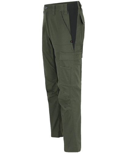 Herock werkbroek Torex groen zijkant links