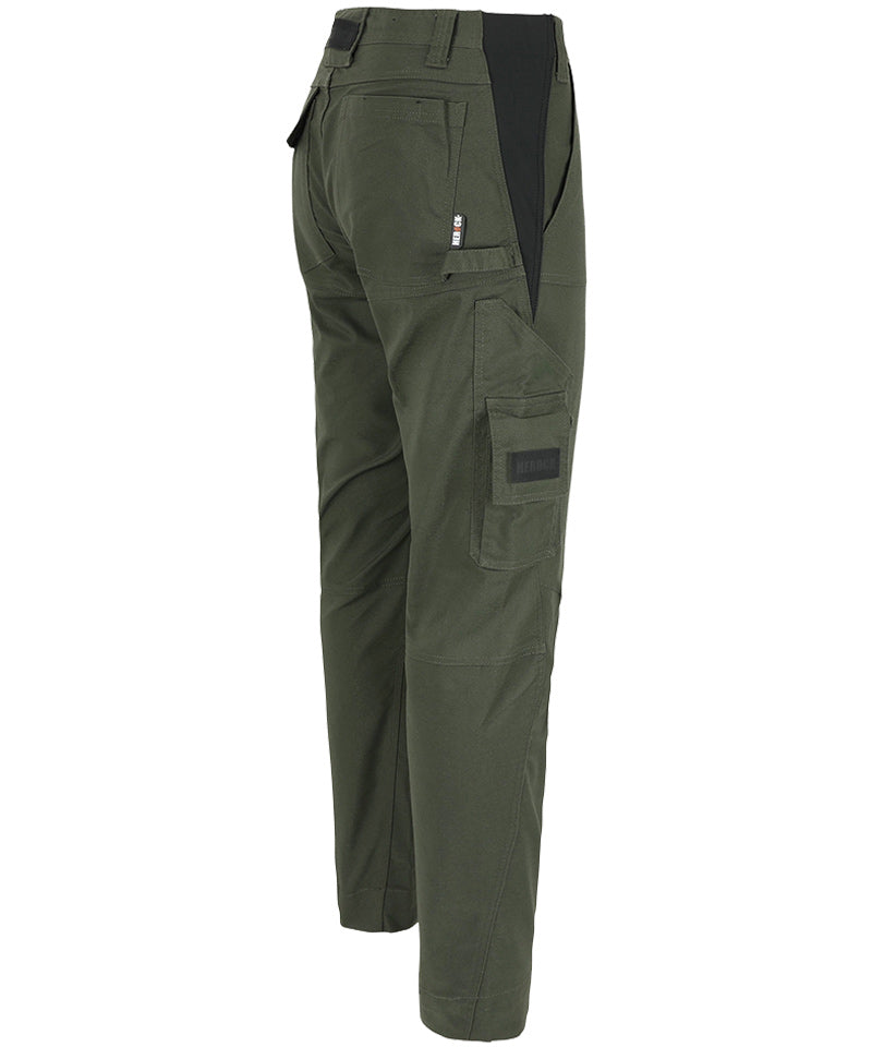 Herock werkbroek Torex groen zijkant rechts