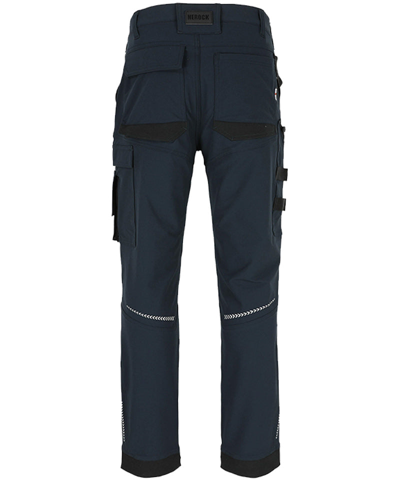 Herock werkbroek Faro navy achterkant
