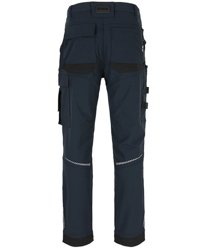 Herock werkbroek Faro navy achterkant