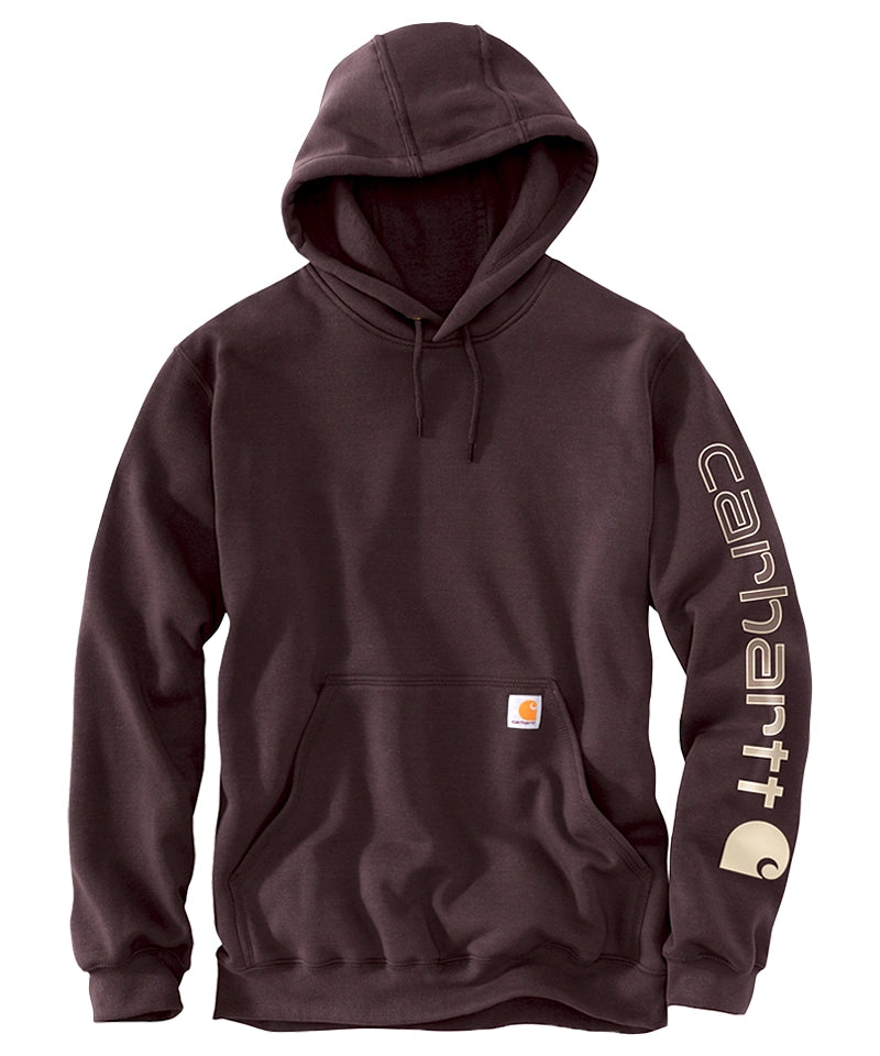 Carhartt sweater K288 dark sepia voorkant