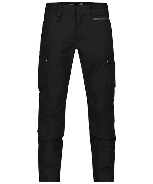 Werkbroek stretch Dassy Jasper zwart voorkant