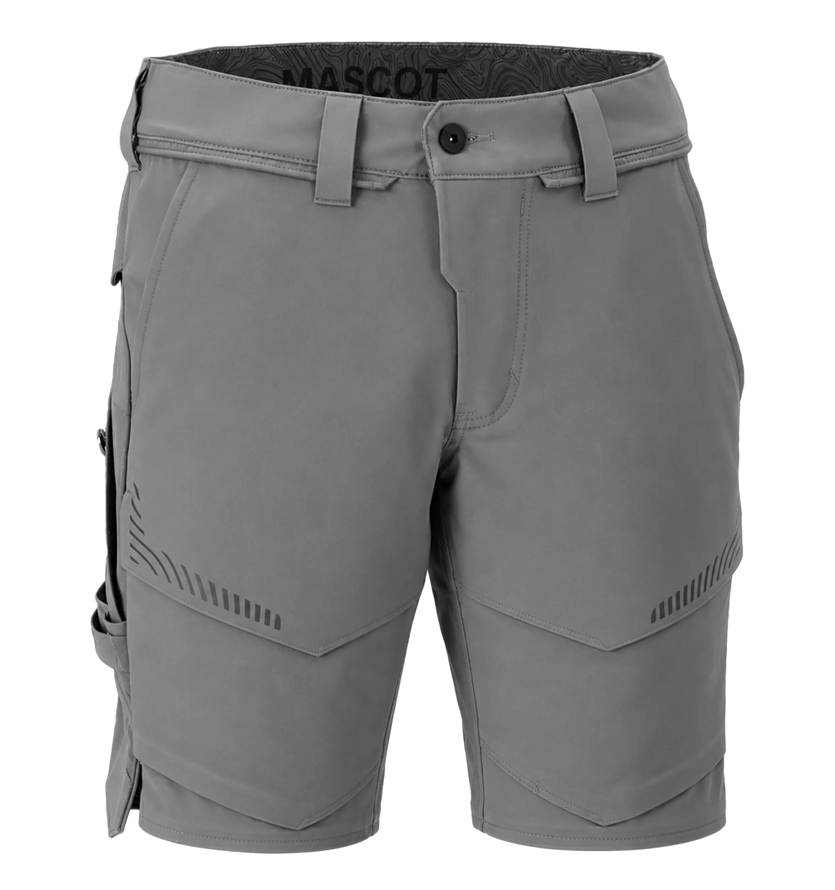 Mascot Customized stretch korte werkbroek 22149 grijs