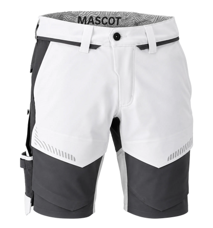 Mascot Customized stretch schilders korte werkbroek 22149 wit