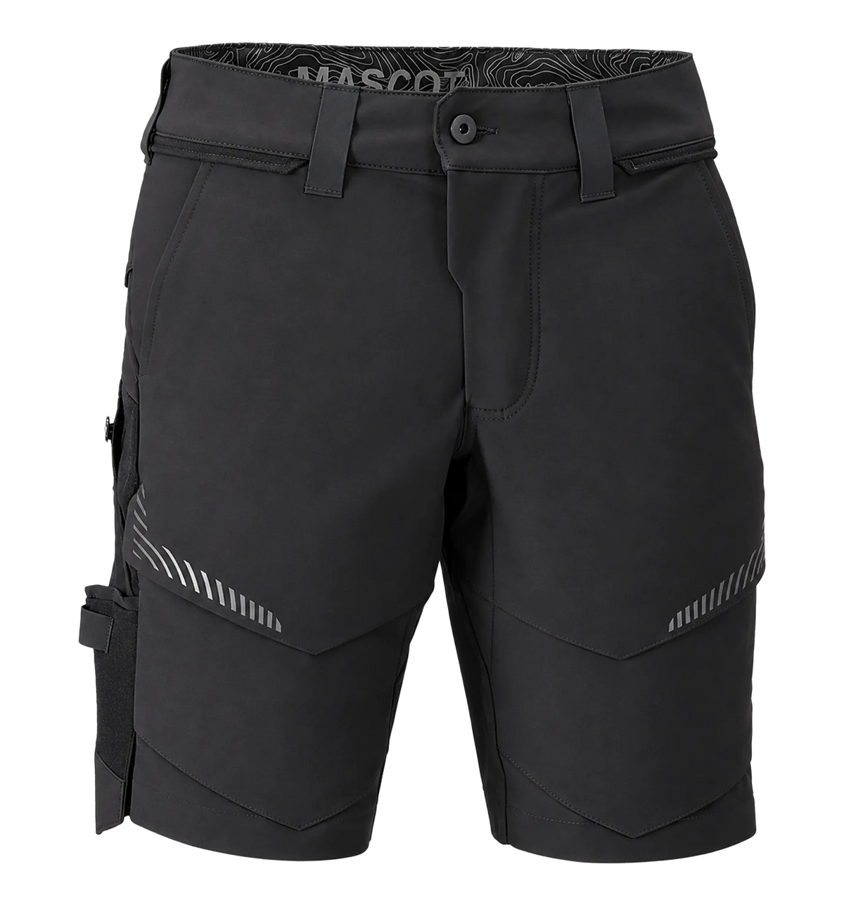 Mascot Customized stretch korte werkbroek 22149 zwart