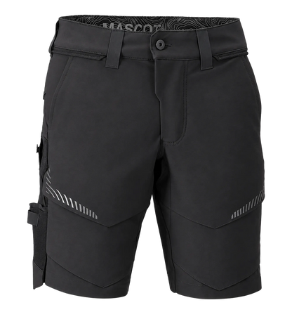 Mascot Customized stretch korte werkbroek 22149 zwart