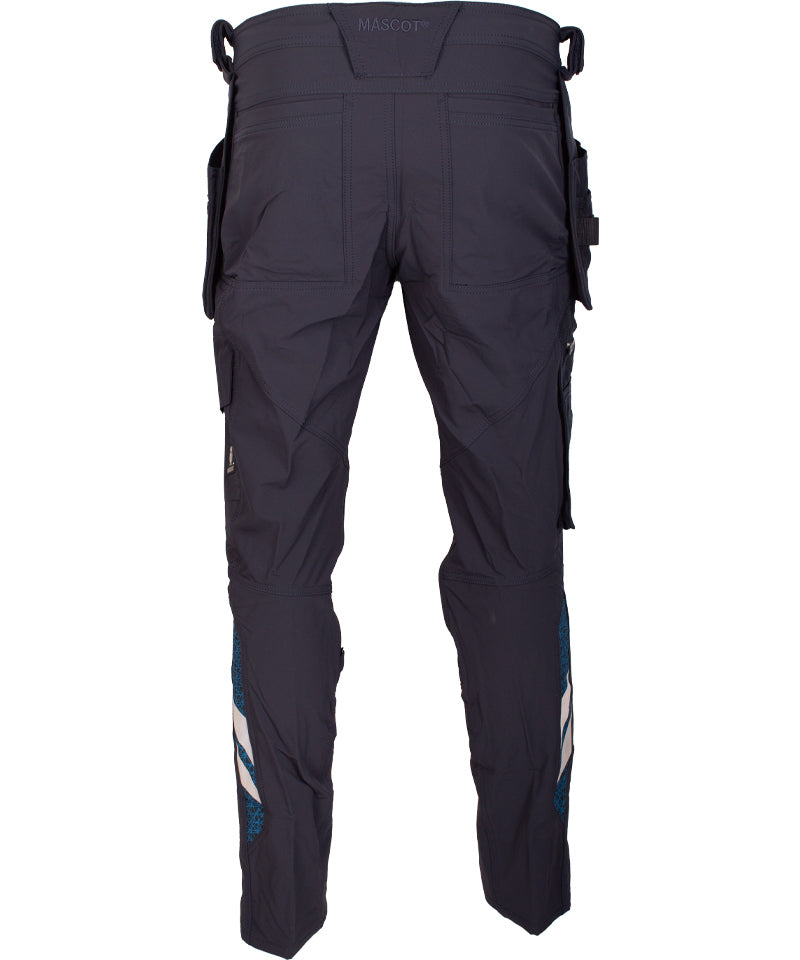 Mascot Accelerate stretch werkbroek 18031 navy achterkant