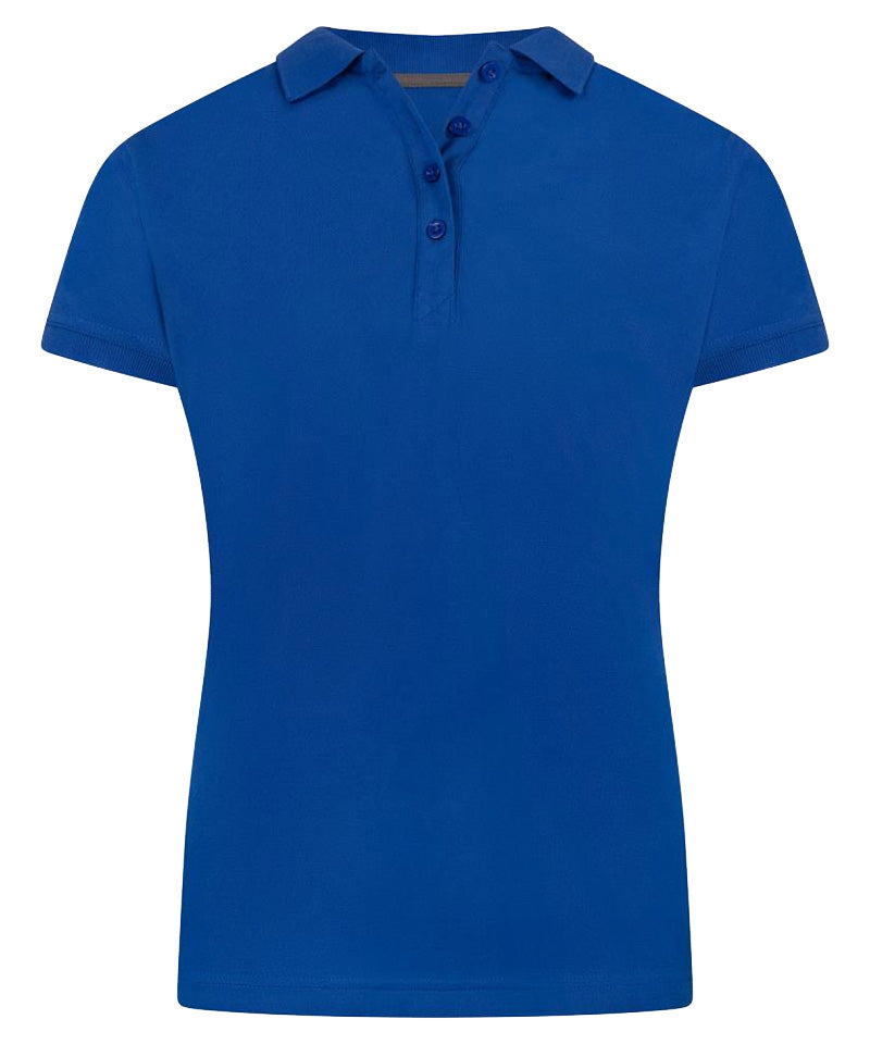 Poloshirt dames Back 2 Basic blauw
