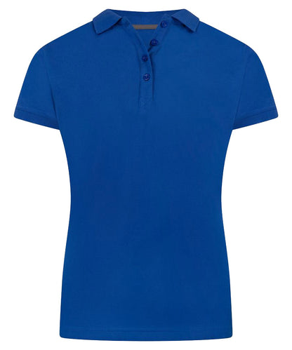 Poloshirt dames Back 2 Basic blauw