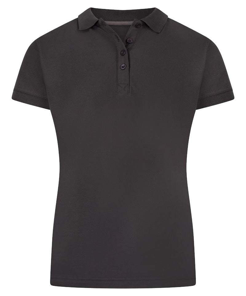 Poloshirt dames Back 2 Basic grijs