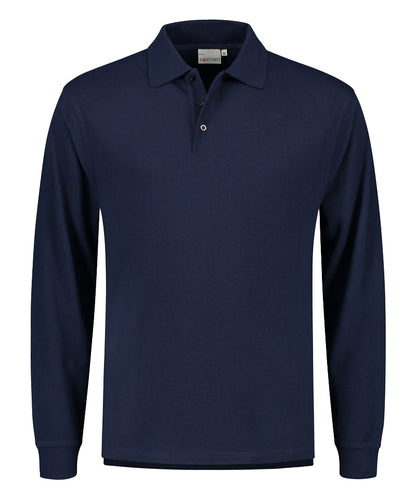 Poloshirt met lange mouwen Santino Matt Navy