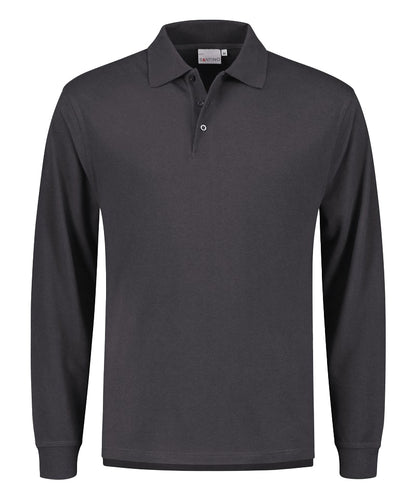 Poloshirt met lange mouwen Santino Matt Antraciet