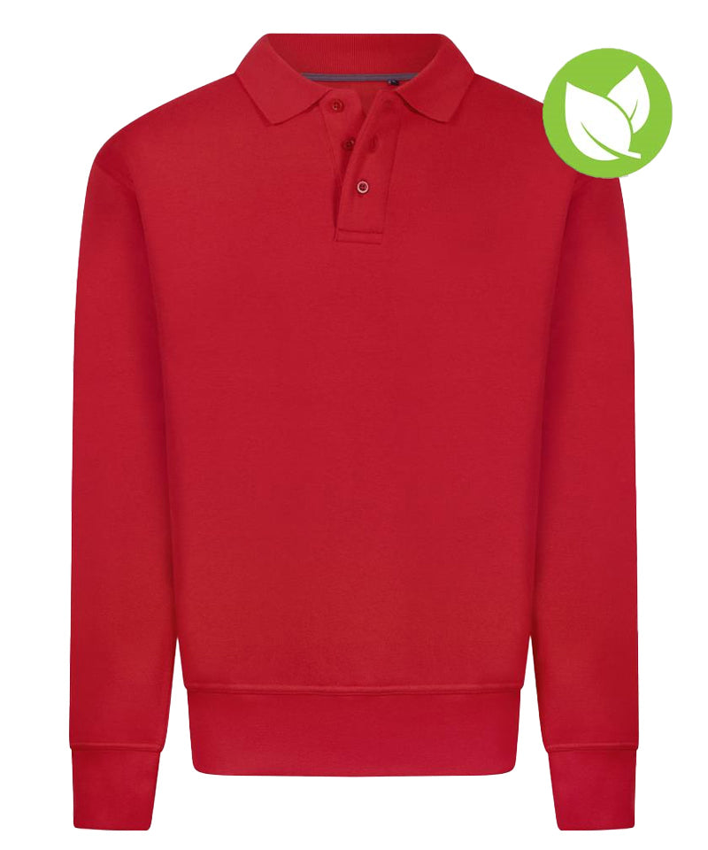 Polo sweater Back to basics Rood