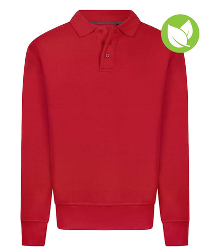 Polo sweater Back to basics Rood