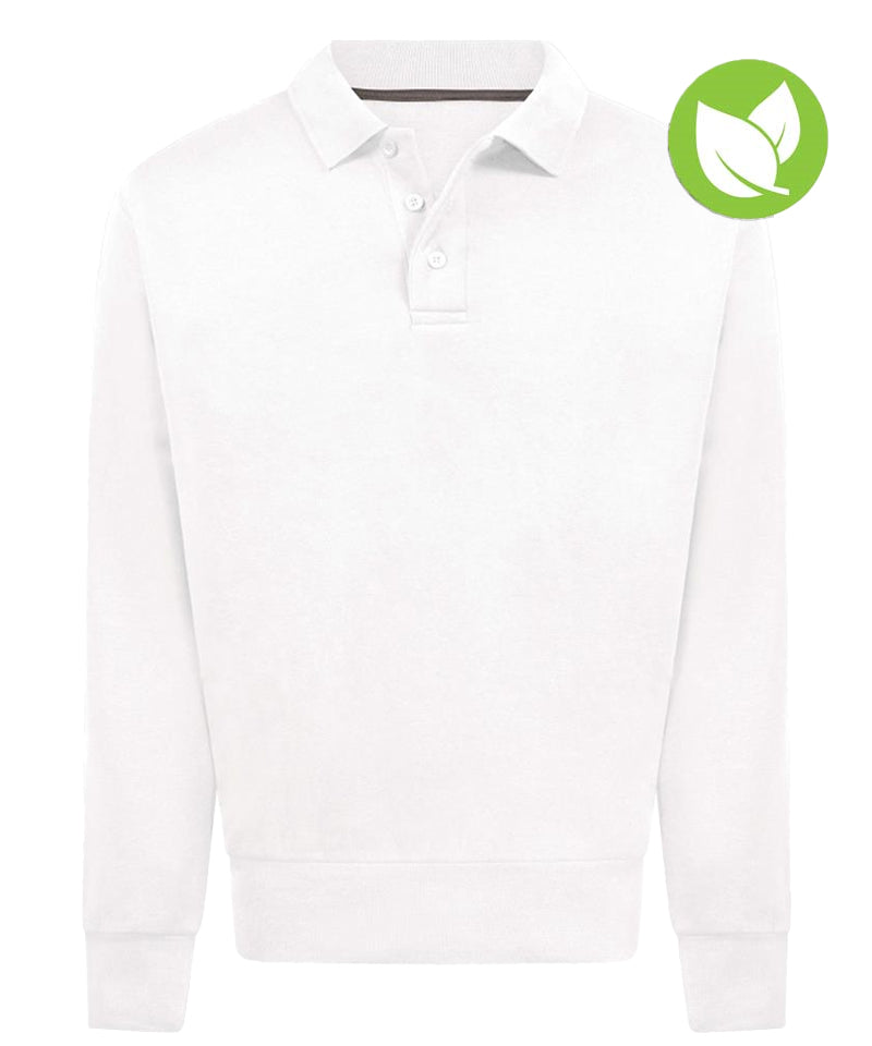 Polo sweater Back to basics Wit