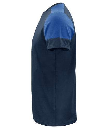 T-shirt Printer Prime navy blauw zijkant