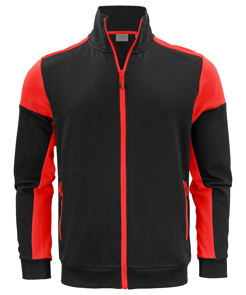 Vest Printer Prime Zwart-Rood voorkant