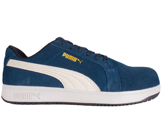 Puma werkschoenen S1PL Iconic blauw 64002 voorkant