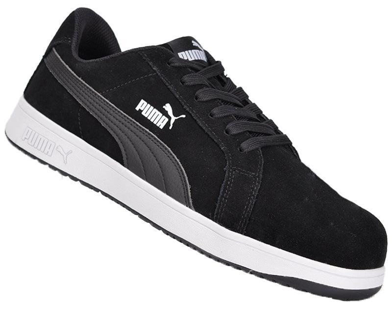 Puma werkschoenen S1PL Iconic zwart  64001 schuin