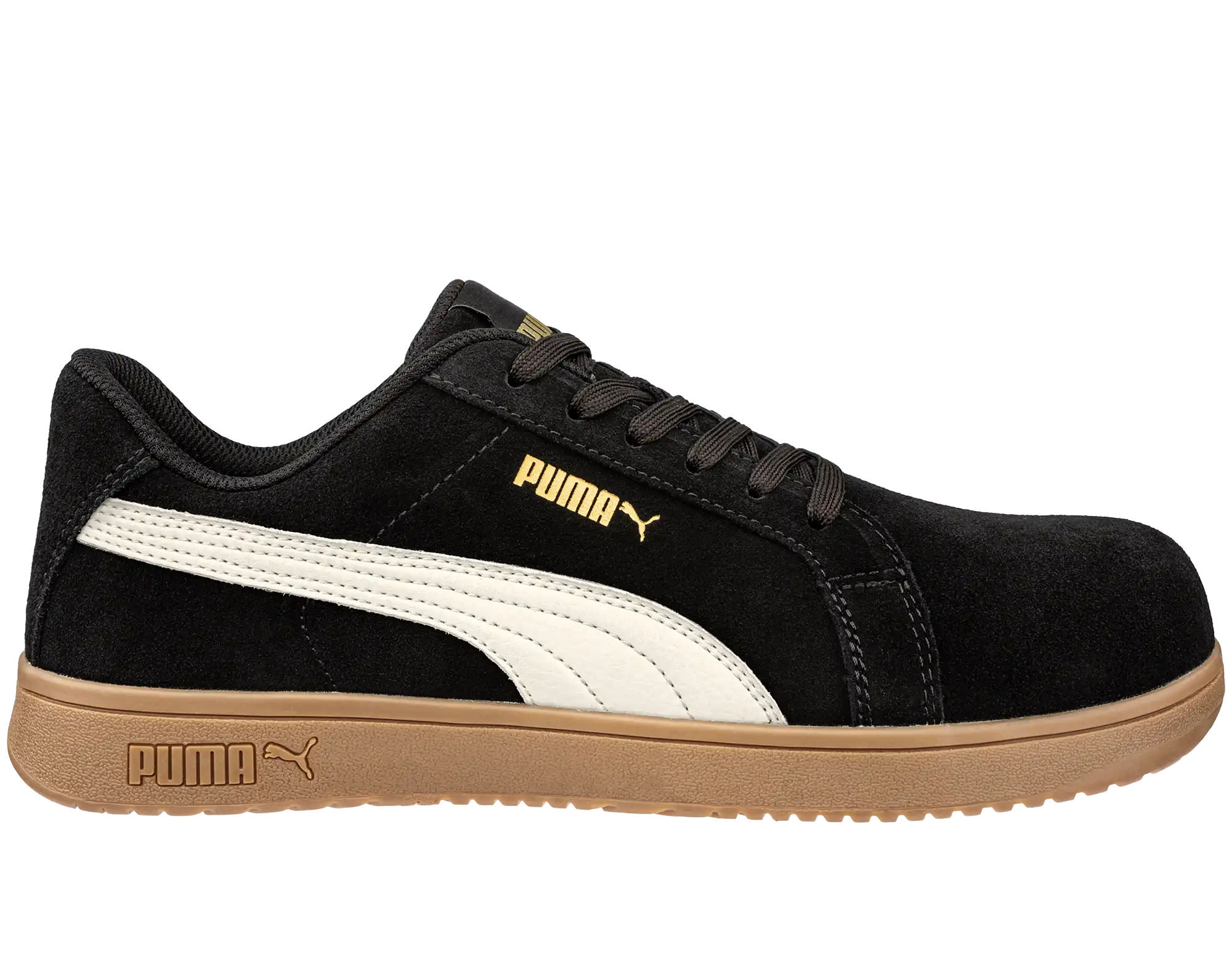 Puma werkschoenen S1PL Iconic Black Gum 64440 voorkant