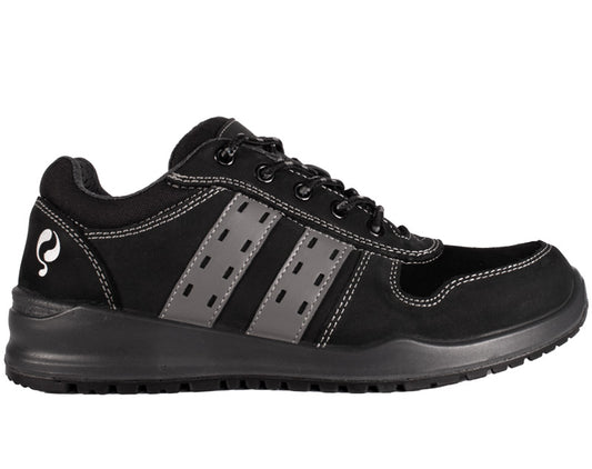 Quick werkschoenen S3 SRC Sport zwart laag voorkant