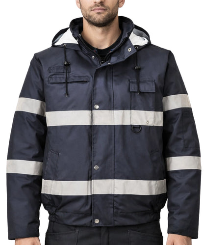 Reflecterend Bomber Jack Iona S434 aan foto model