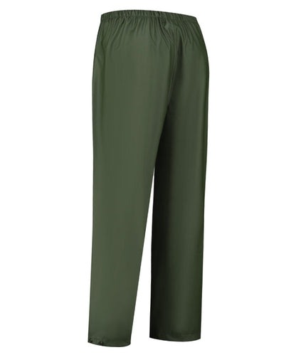 Regenbroek groen achterkant