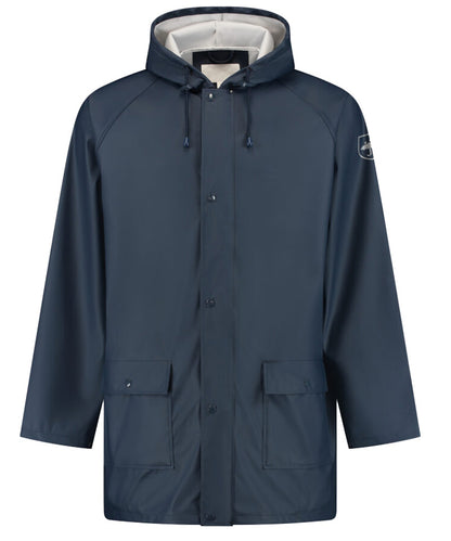 Regenjas PU Navy voorkant