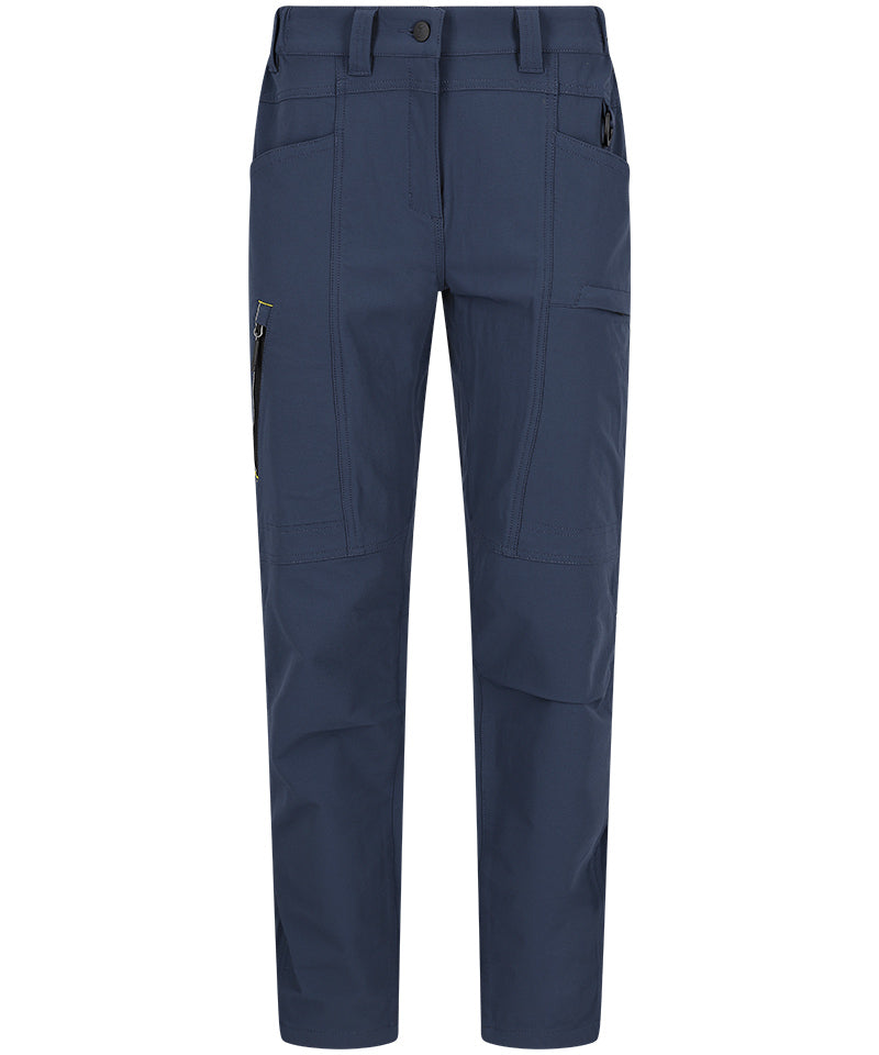Dames werkbroek Deneb 4-way stretch Safety Jogger navy