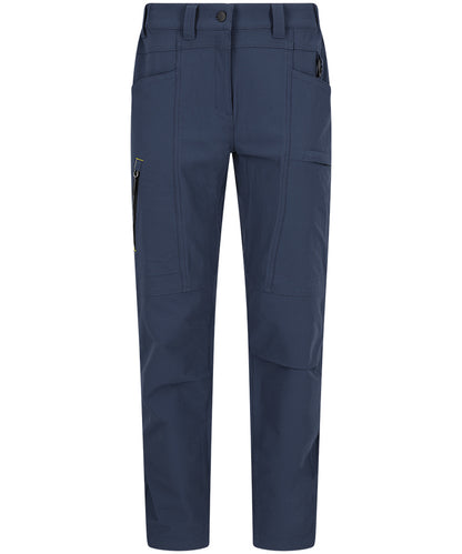 Dames werkbroek Deneb 4-way stretch Safety Jogger navy