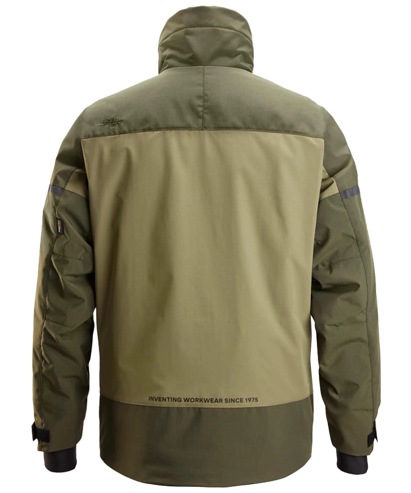 Snickers 1106 AllroundWork isolerend jack groen achterkant